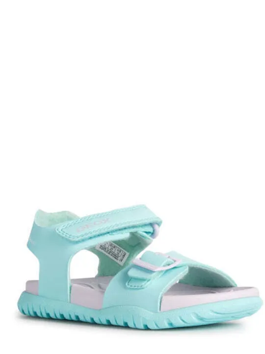 GEOX J SANDAL OUTDOOR FUSBETTO GI J35QA 000BC C3B8R 1 WATERSEA/LILAC