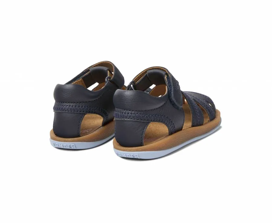 CAMPER SANDAL BOY BICHO 80372-068 NAVY LEATHER FIRST WALKERS