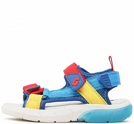 GARVALIN SANDALIA BOYS CINTAS 232840-A AZUL Y ROJO