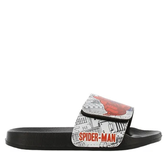 SPIDER-MAN SLIDES BOYS WHITE/BLACK/RED SP010510