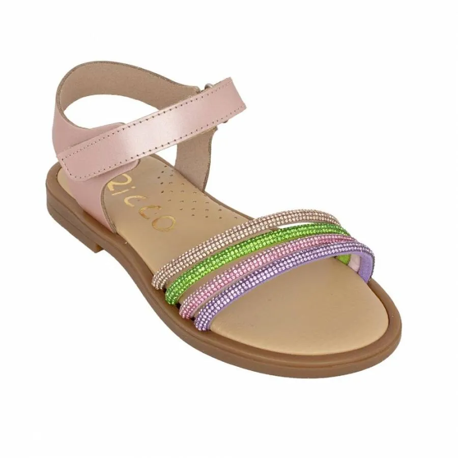 RICCO MONDO LEATHERS SANDALS GIRLS A30195P2 MULTICOLOR