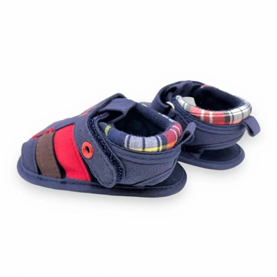 CHILDRENLAND SANDAL BOYS ΑΓΚΑΛΙΑΣ D2161 NAVY/RED
