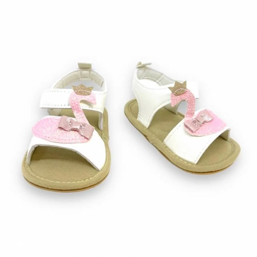 CHILDRENLAND SANDAL GIRLS ΑΓΚΑΛΙΑΣ D2611 WHITE/ROSE