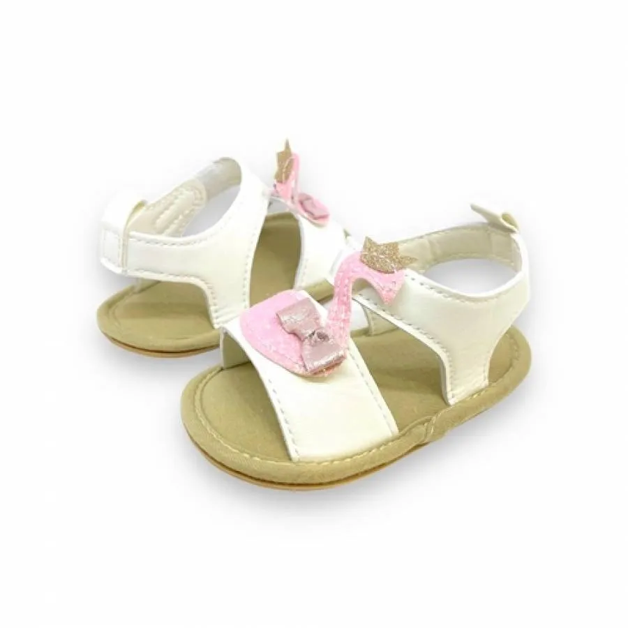 CHILDRENLAND SANDAL GIRLS ΑΓΚΑΛΙΑΣ D2611 WHITE/ROSE