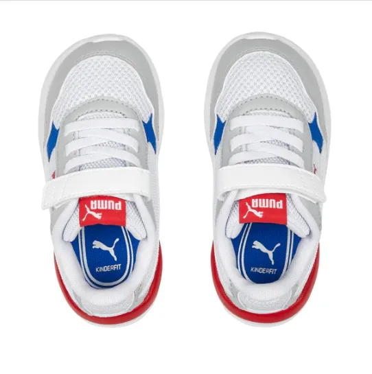 PUMA X-RAY SPEED LITE AC INF 385526 18 WHITE/WHITE/GRAY/RED