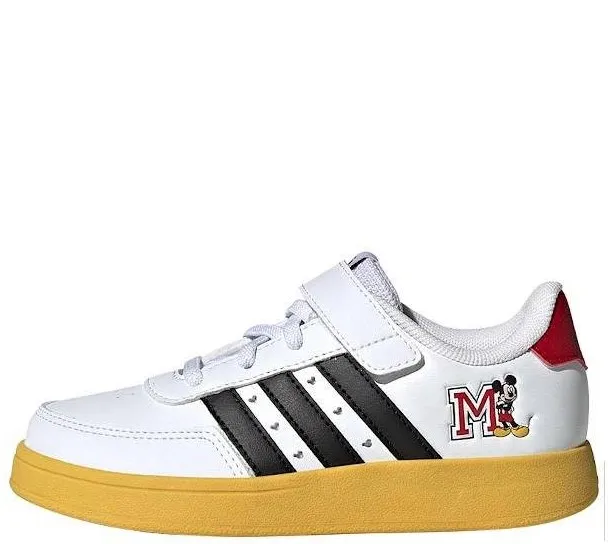 ADIDAS BREAKNET IG7163  X DISNEY MICKEY MOUSE SHOES KIDS CLOUD WHITE/CORE BLACK