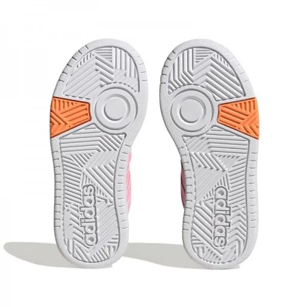 ADIDAS SNEAKERS HOOPS 3.0 CF C H03862 WHITE/BEAM PINK/SCREAMING ORANGE