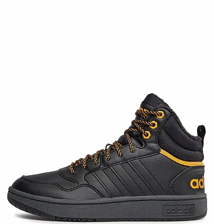 ADIDAS HOOPS 3.0 MID IG7928 WTR CBLACK/CBLACK/PREYEL