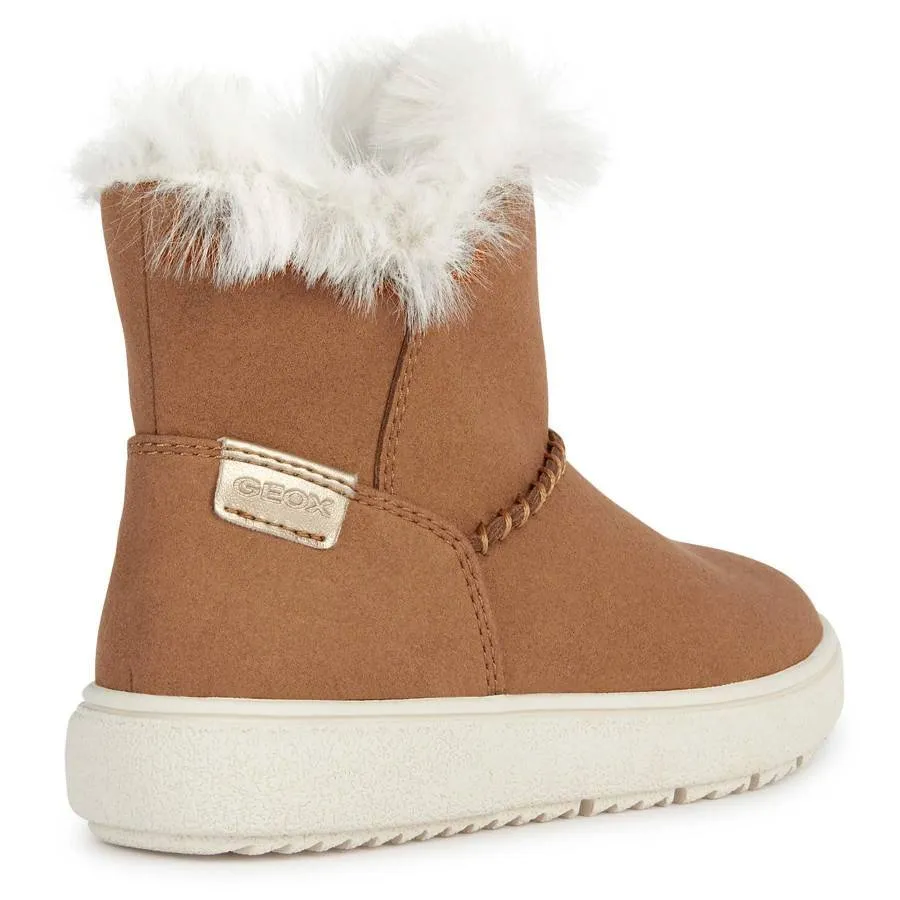 GEOX J THELEVEN D J36HUD 000AU C6627 1 SINTETICO WHISKY JUNIOR ANKLE BOOTS CASUAL SPORT