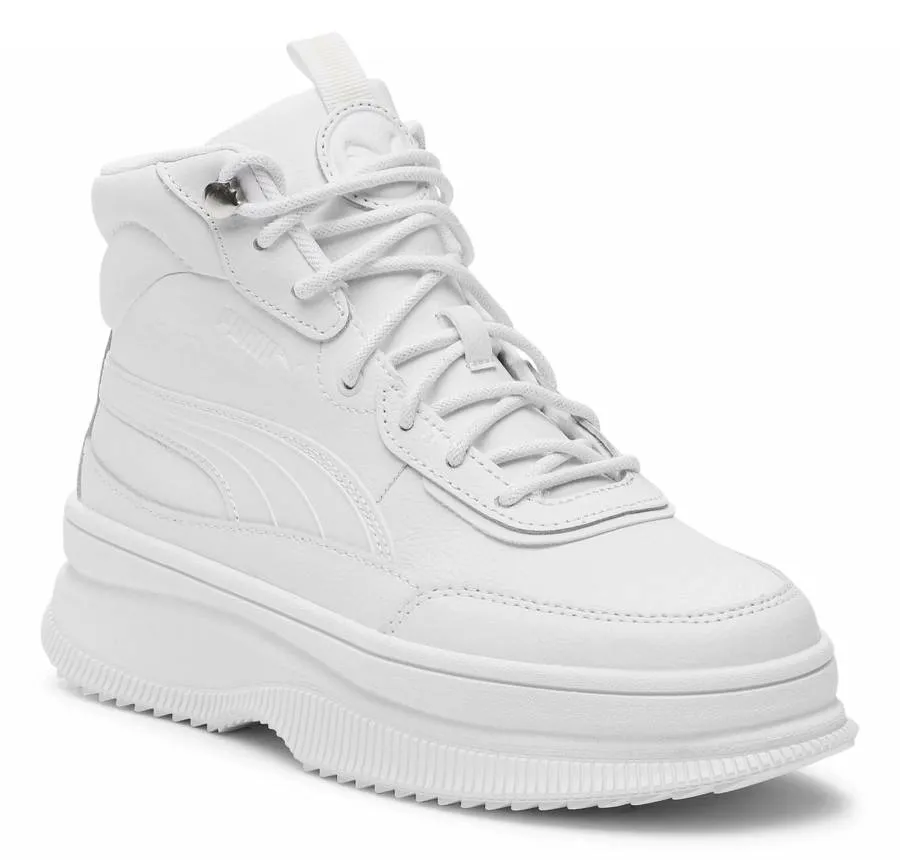 PUMA MAYRA  HI TOP 392316 01 WHITE/WHITE SILVER