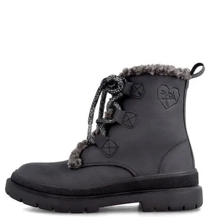 GARVALIN BOTIN CORDONES GIRLS 231560-A  BLACK