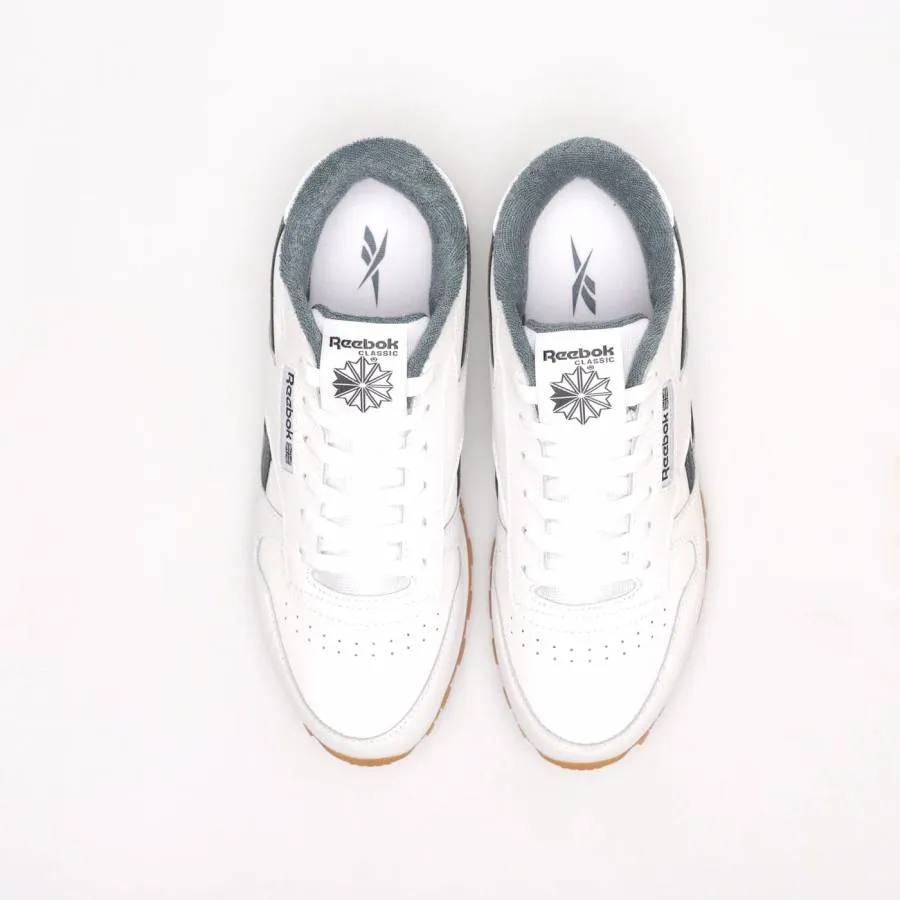 REEBOK CLASSIC LEATHER UNISEX RUNNING COURSE 100033588 FTWWHT/HOOBLU/RBKG
