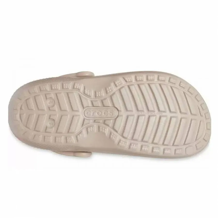 CROCS CLASSIC LINED CLOG 203591-2YB MUSHROOM BONE