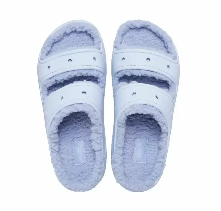 CROCS CLASSIC COZZZY SANDAL 207446-4NS BLUE CALSITE
