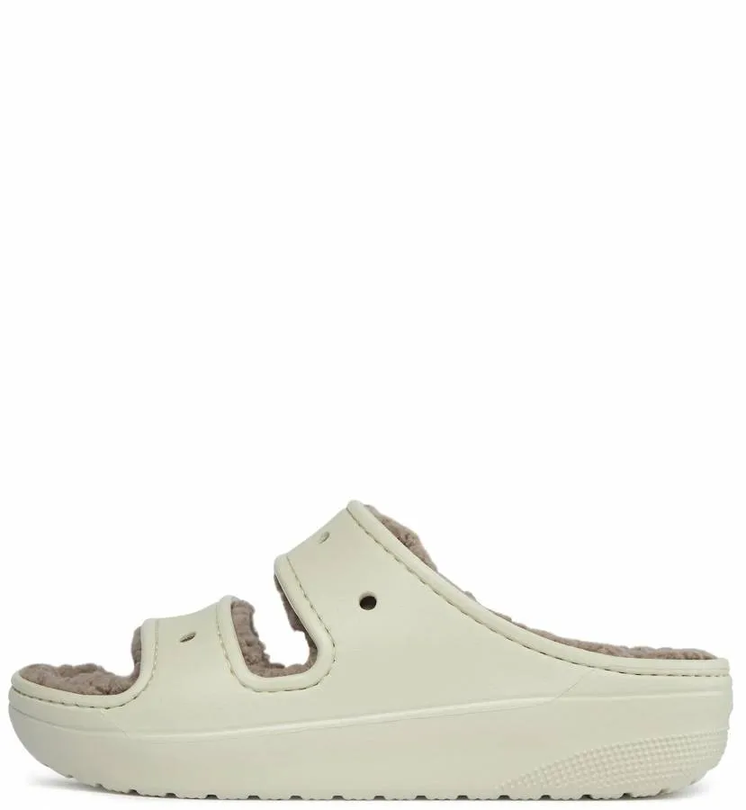 CROCS CLASSIC COZZZY SANDAL 207446-2YC BONE MUSHROOM
