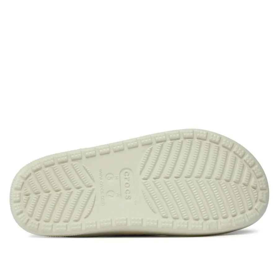 CROCS CLASSIC COZZZY SANDAL 207446-2YC BONE MUSHROOM