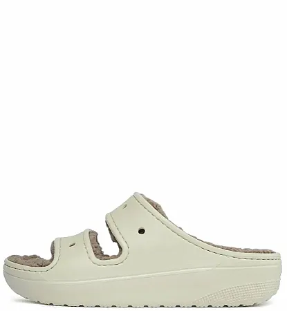 CROCS CLASSIC COZZZY SANDAL 207446-2YC BONE MUSHROOM