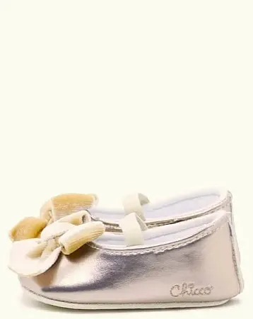 CHICCO BABY BALLERINA OPERLA 7004100-050 PLATINUM LAMINATED PU
