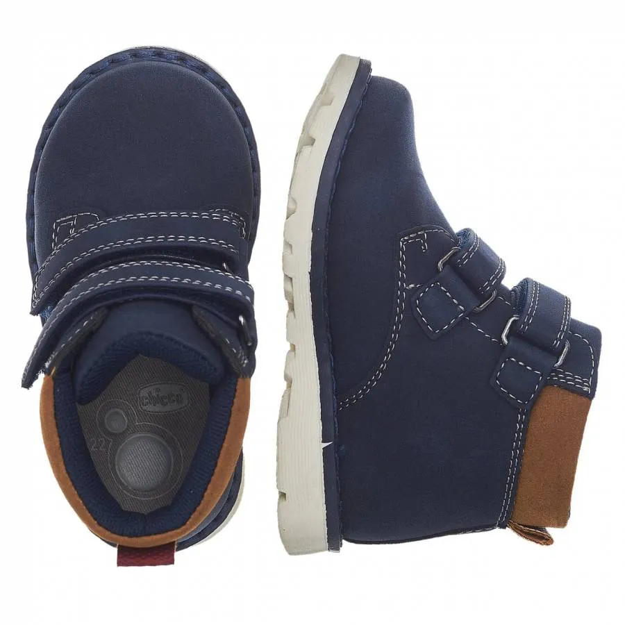 CHICCO ANKLE BOOT FABER 7001500-800 BLUE NAPA PU