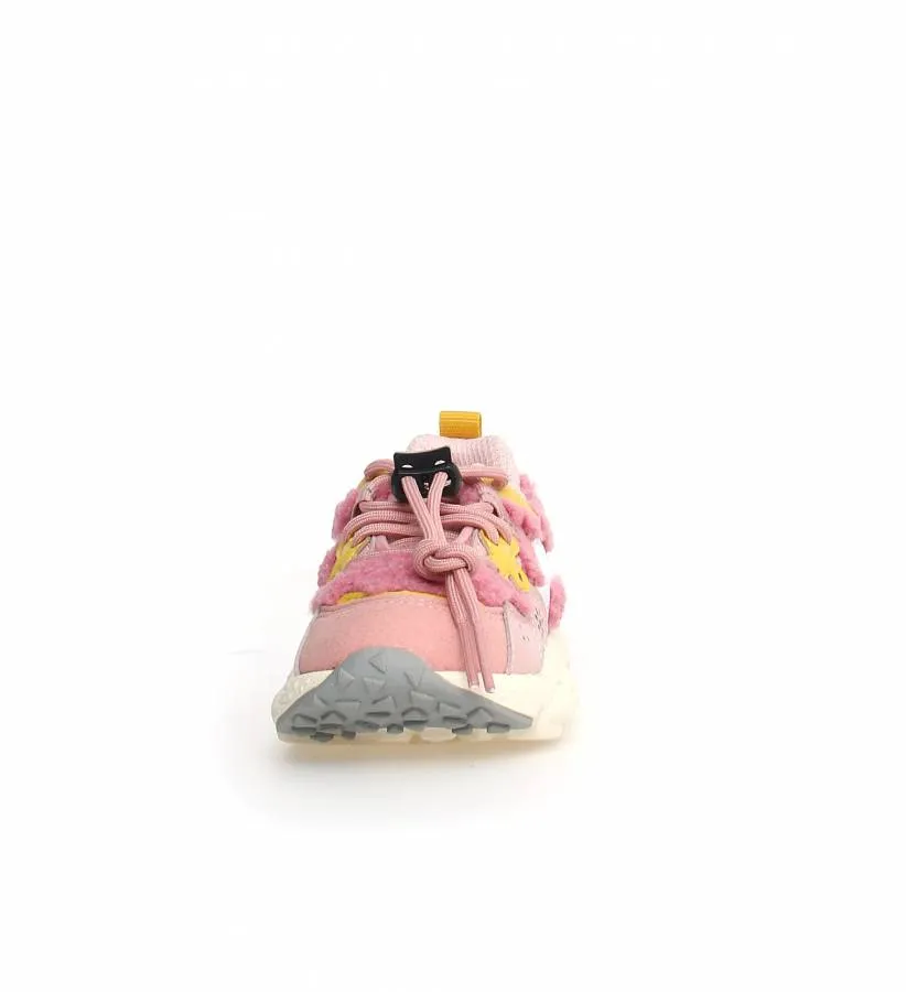 FLOWER M. BY NATURINO YAMANO 3 JUNIOR 001201549718-1M17 E-CALF/TEDDY PINK-MULTI