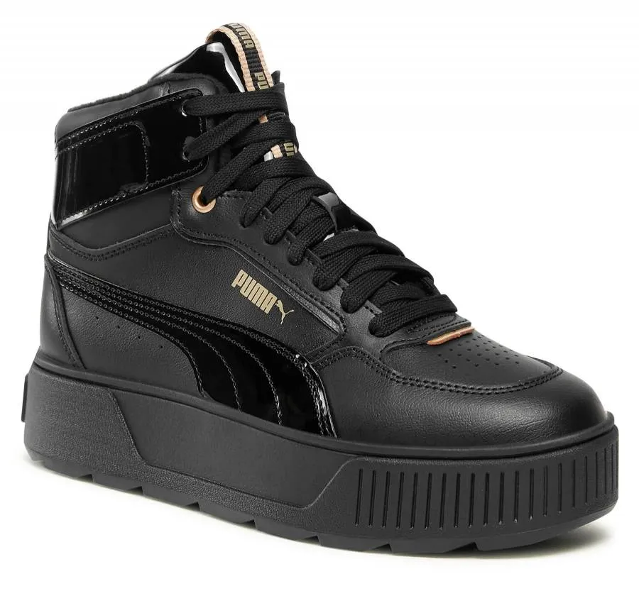 PUMA KARMEN REBELLE MID WTR 387624 03 BLACK/BLACK GOLD