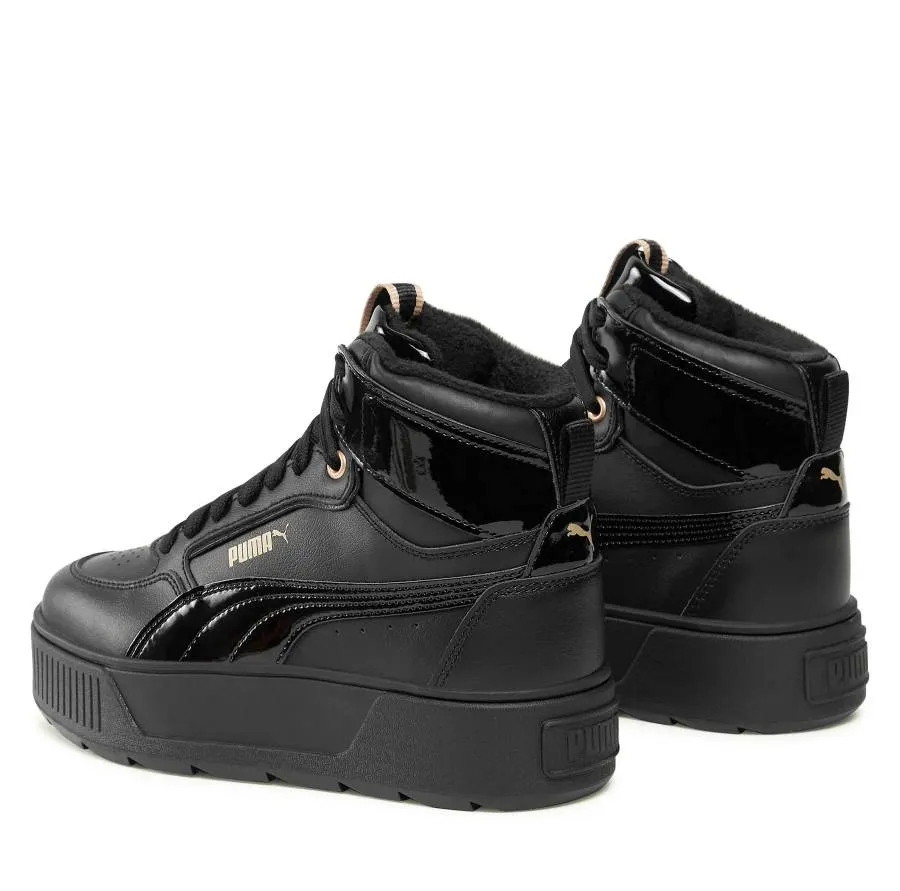 PUMA KARMEN REBELLE MID WTR 387624 03 BLACK/BLACK GOLD