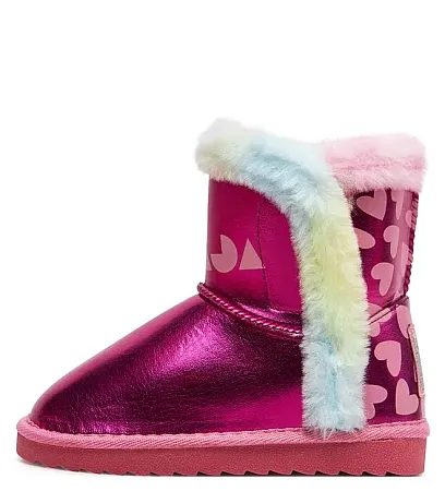 AGATHA RUIZ DE LA PRADA 231980-A A  BOTA CORAZONES FUCSIA