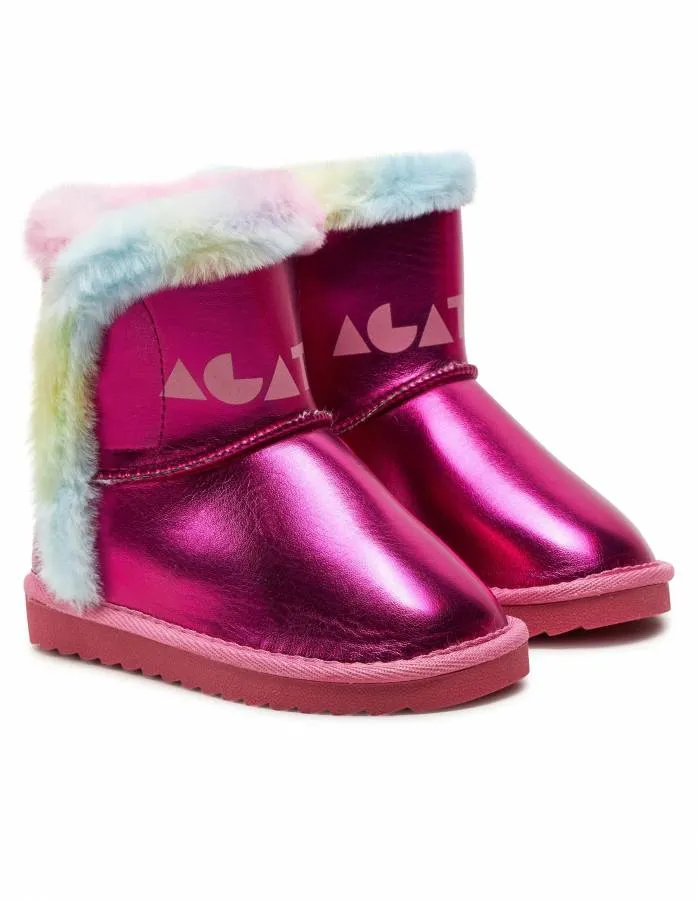 AGATHA RUIZ DE LA PRADA 231980-A 1 BOTA CORAZONES FUCSIA