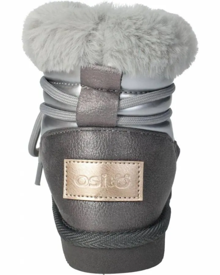 CONGUITOS AUSTRALIAN BOOTS OSSH140102-SILV LACE UP SILVER