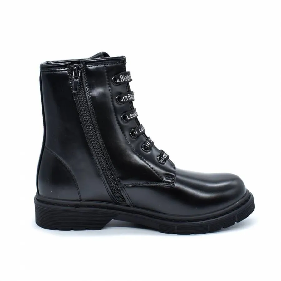LAURA BIAGIOTTI GIRLS BOOTS 8605 BLACK