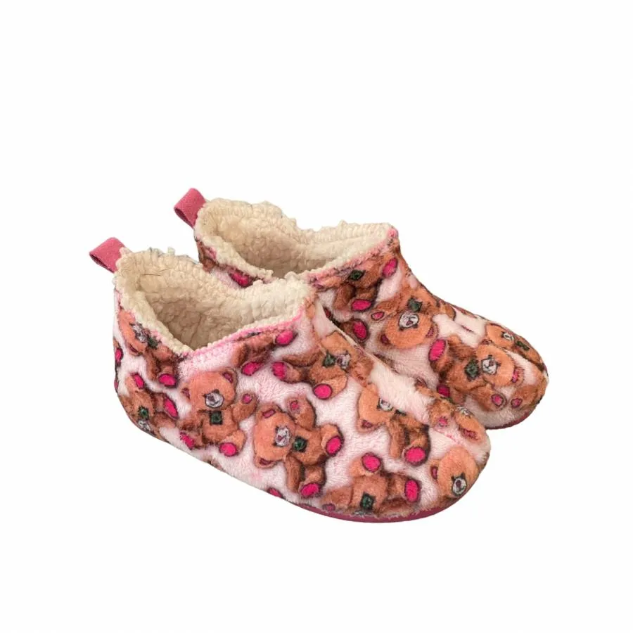 YOSHINO SLIPPERS GIRLS BEARS 3-758-23611-39 PINK