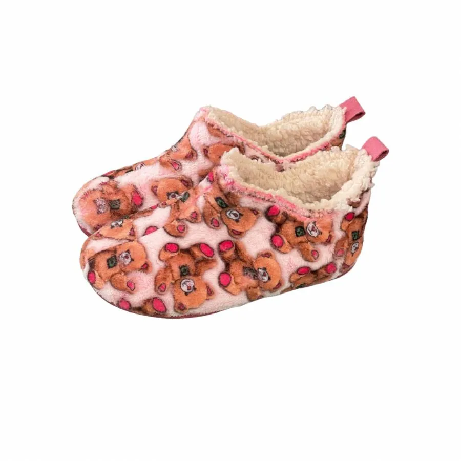 YOSHINO SLIPPERS GIRLS BEARS 3-758-23611-39 PINK