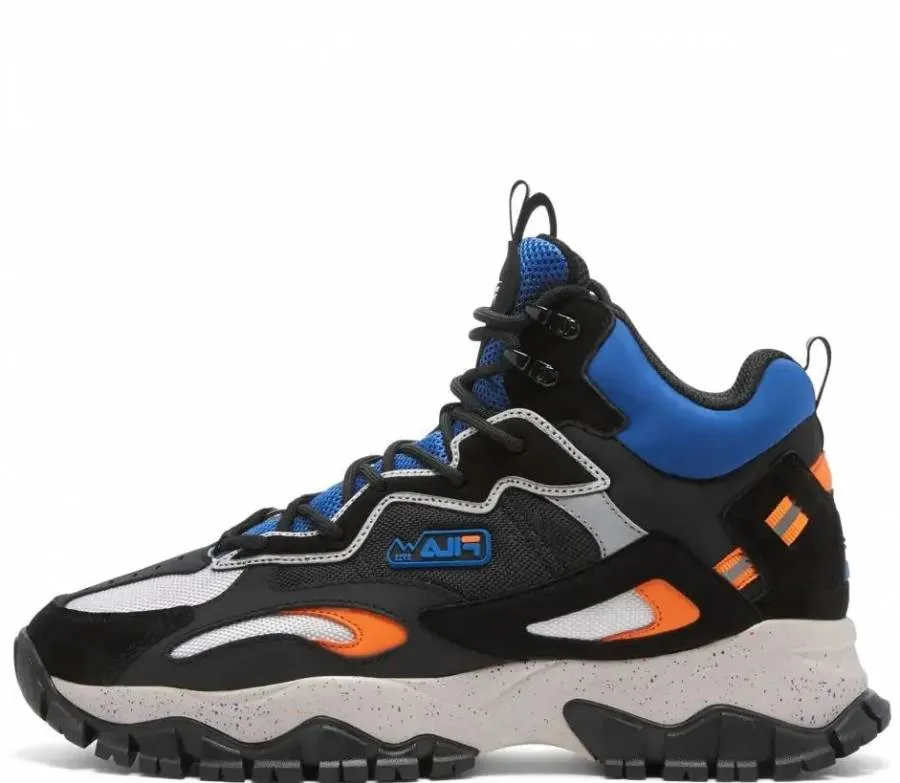 FILA RAY TRACER TR2 MID 1RM02178-054 SILVER GRAY/BLACK/ORANGE VIBRANT
