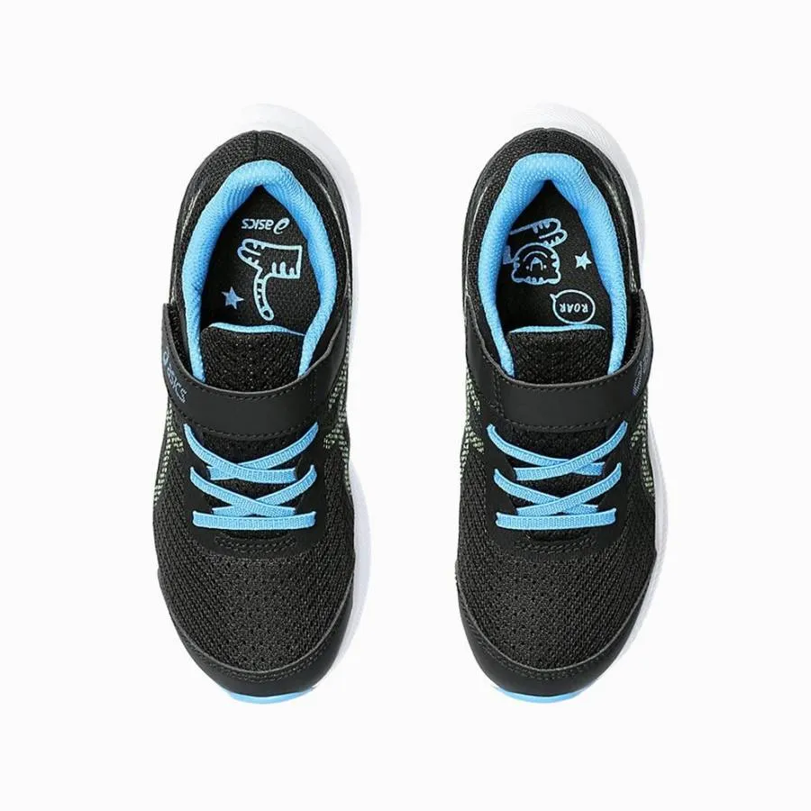 ASICS PATRIOT 13 PS KIDS 1014A264-009 BLACK/ELECTRIC LIME