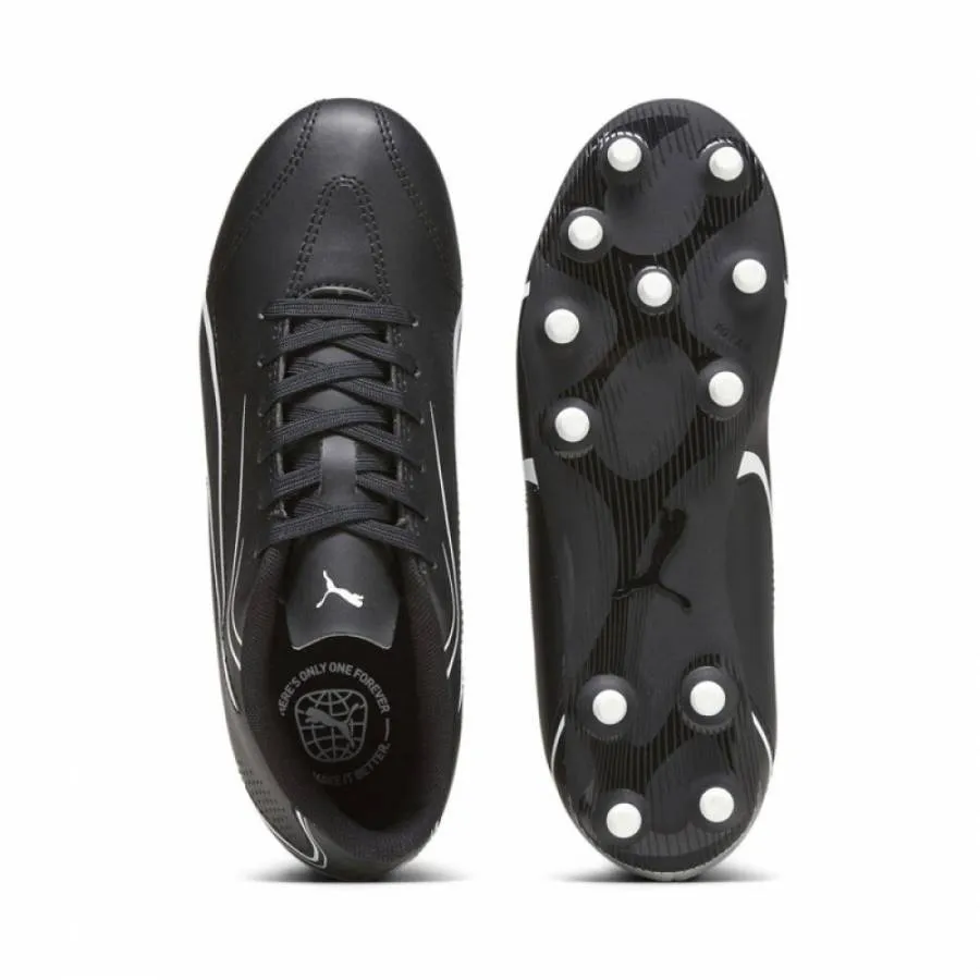 PUMA VITORIA FG/AG JR 107486 01 BLACK/WHITE