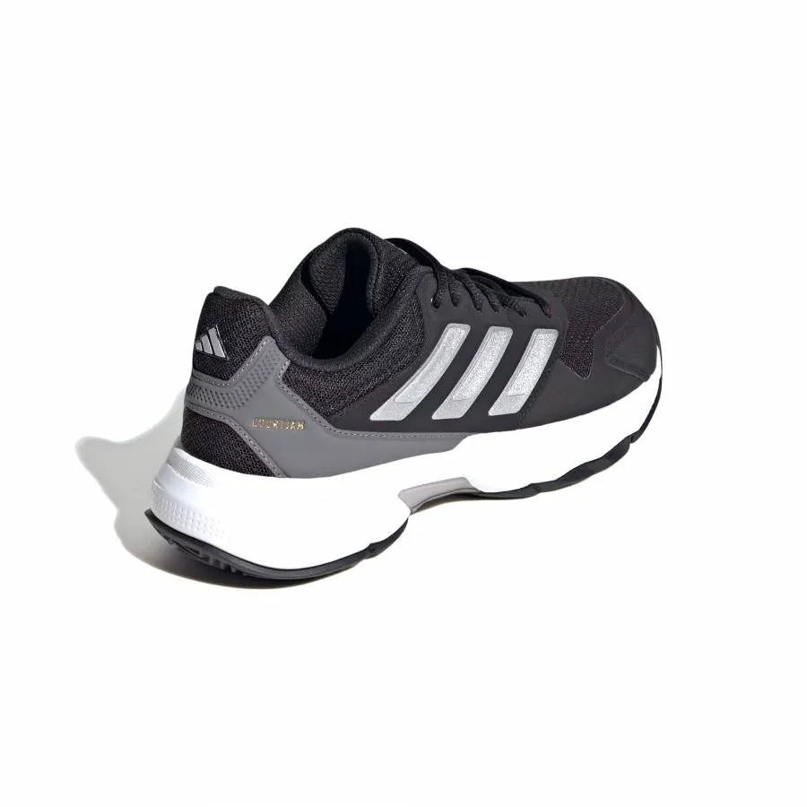 ADIDAS COURTJAM CONTROL 3 TENNIS SHOES ID2458 CBLACK/SILVMT/GREFOU