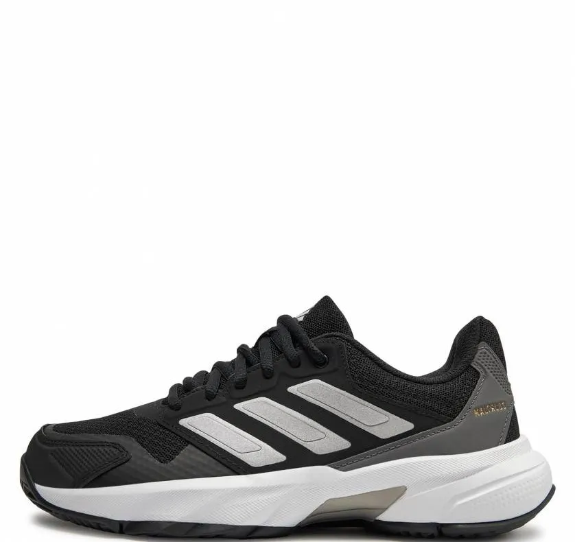 ADIDAS COURTJAM CONTROL 3 TENNIS SHOES ID2458 CBLACK/SILVMT/GREFOU