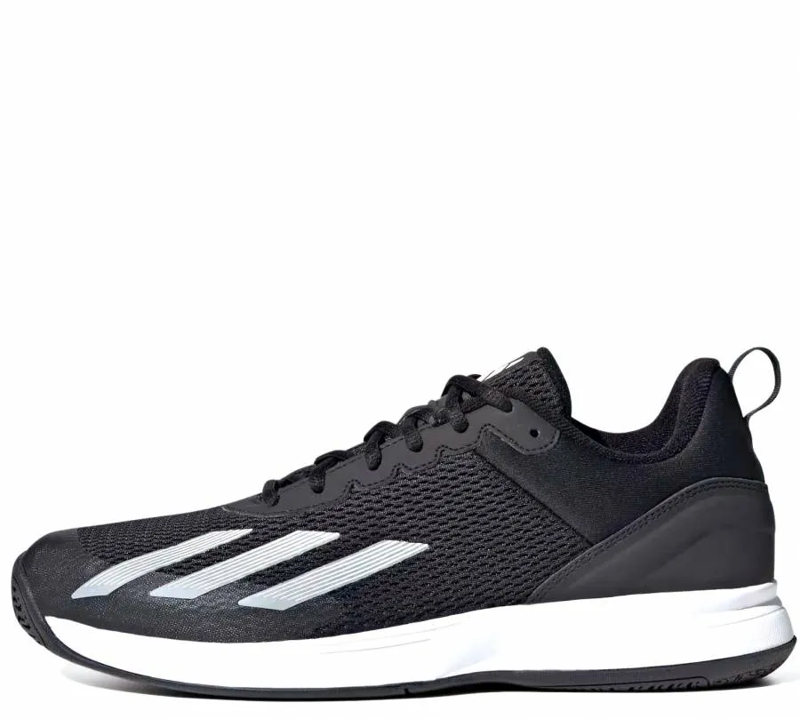 ADIDAS COURTFLASH SPEED TENNIS SHOES IF0431 BLACK/WHITE/BLACK