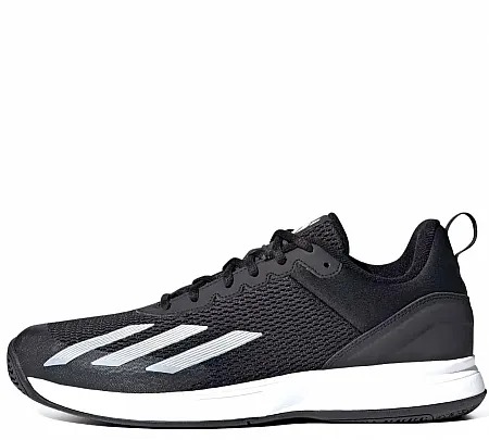 ADIDAS COURTFLASH SPEED TENNIS SHOES IF0431 BLACK/WHITE/BLACK