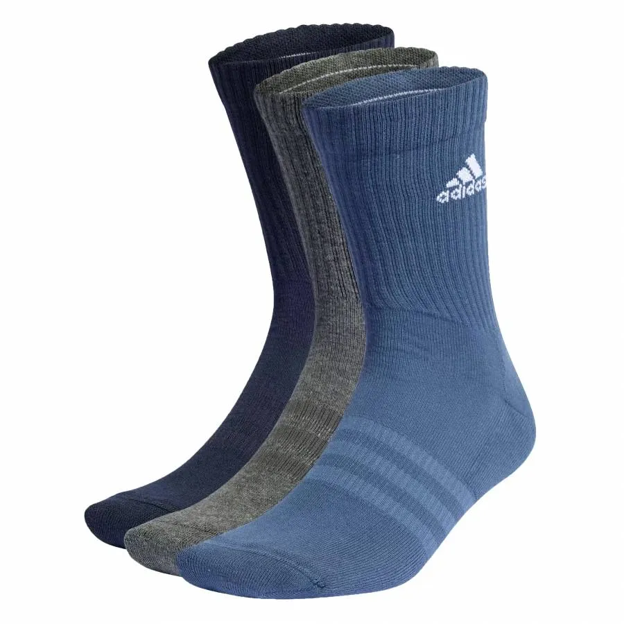 ADIDAS CUSHIONED CREW SOCKS 3 PAIRS IP2634 LEGINK/PRLOIN/DGREYH