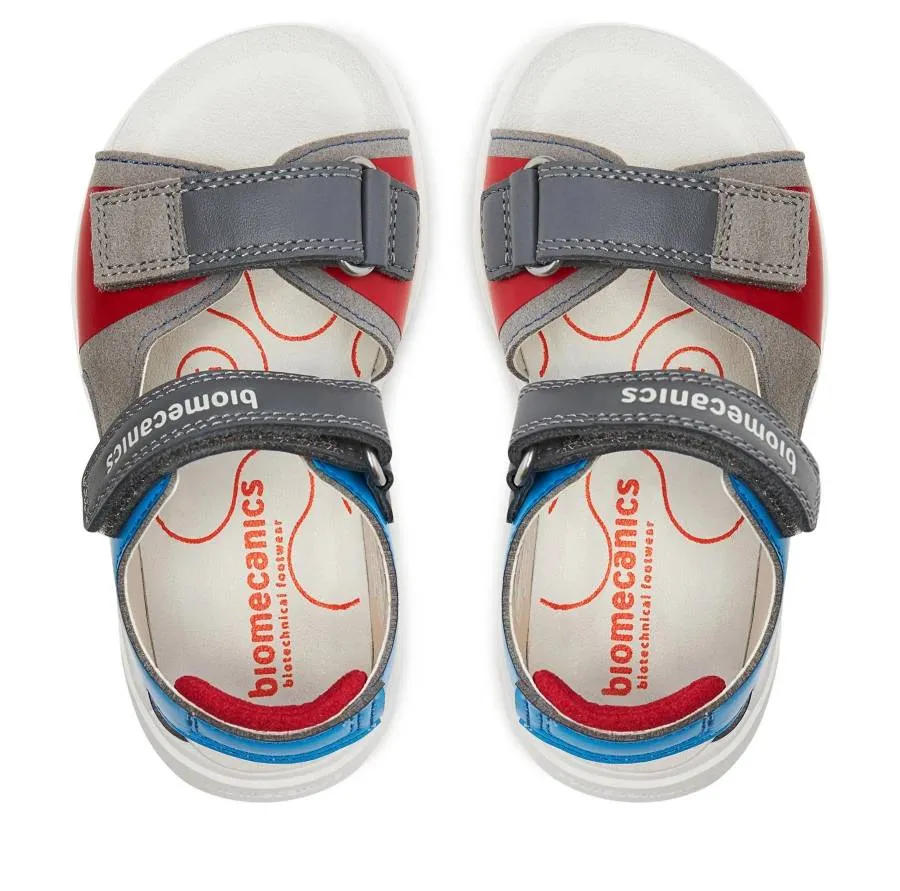 BIOMECANICS SANDAL SPORT 242272-B GREY/RED/ELECTRIC