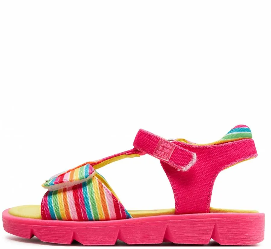 AGATHA RUIZ DE LA PRADA SANDAL CANVAS 242973-A UNICORN FUXIA