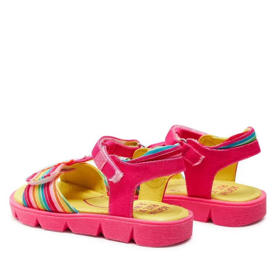 AGATHA RUIZ DE LA PRADA SANDAL CANVAS 242973-A  UNICORN FUXIA