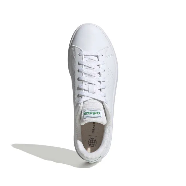 ADIDAS ADVANTAGE BASE COURT LIFESTYLE SNEAKER SHOES GW2063 FTWWHT/GREEN