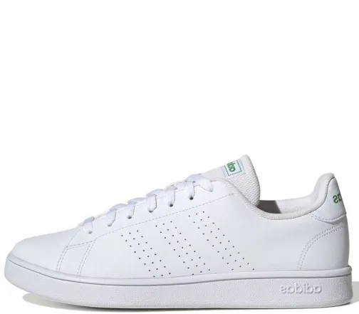 ADIDAS ADVANTAGE BASE COURT LIFESTYLE SNEAKER  SHOES GW2063 FTWWHT/GREEN