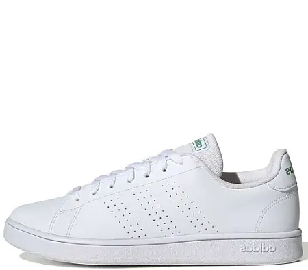 ADIDAS ADVANTAGE BASE COURT LIFESTYLE SNEAKER  SHOES GW2063 FTWWHT/GREEN