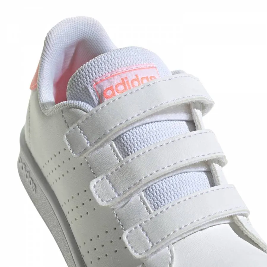 ADIDAS ADVANTAGE CF LIFESTYLE SNEAKER PS WHITE/PINK GW0453