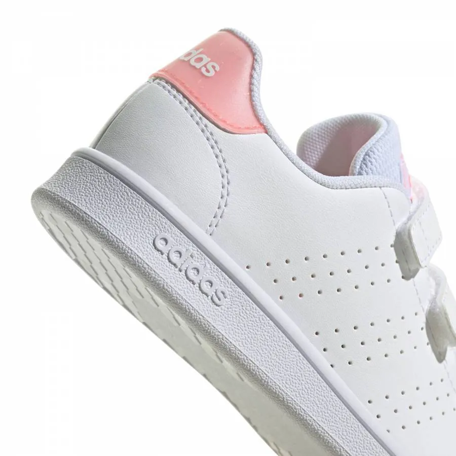 ADIDAS ADVANTAGE CF LIFESTYLE SNEAKER PS WHITE/PINK GW0453