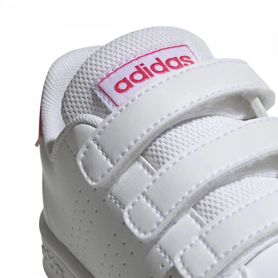 ADIDAS ADVANTAGE C LIFESTYLE SNEAKER PS WHITE/FOUXIA EF0221