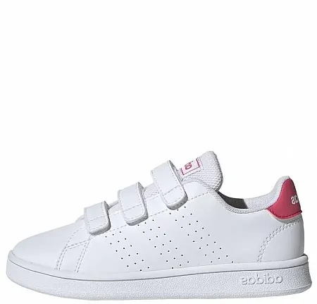 ADIDAS ADVANTAGE C LIFESTYLE SNEAKER PS WHITE/FOUXIA EF0221